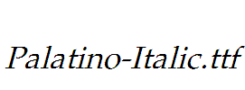 Palatino-Italic