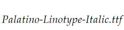 Palatino-Linotype-Italic