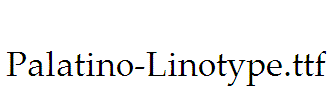 Palatino-Linotype