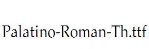 Palatino-Roman-Th