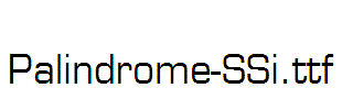 Palindrome-SSi