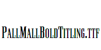 PallMallBoldTitling