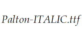 Palton-ITALIC