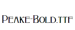 Peake-Bold