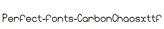 Perfect-fonts-CarbonChaos