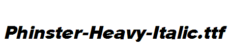 Phinster-Heavy-Italic