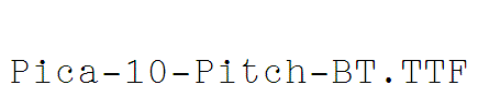 Pica-10-Pitch-BT