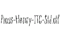 Pious-Henry-ITC-Std