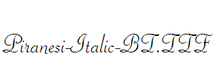 Piranesi-Italic-BT