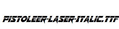 Pistoleer-Laser-Italic