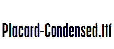 Placard-Condensed