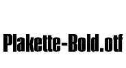 Plakette-Bold