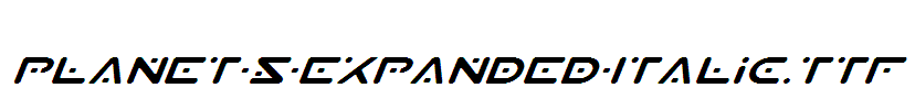 Planet-S-Expanded-Italic