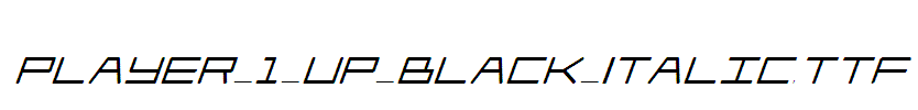 Player-1-Up-Black-Italic