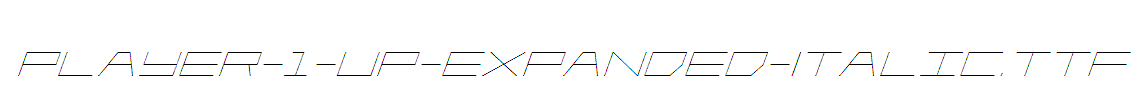 Player-1-Up-Expanded-Italic