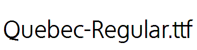 Quebec-Regular