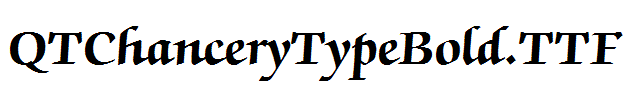 QTChanceryTypeBold