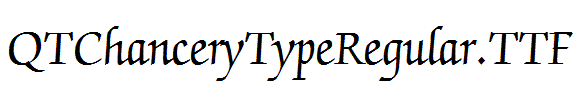 QTChanceryTypeRegular