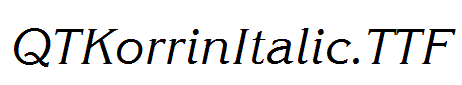 QTKorrinItalic