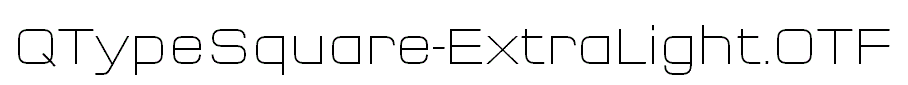 QTypeSquare-ExtraLight