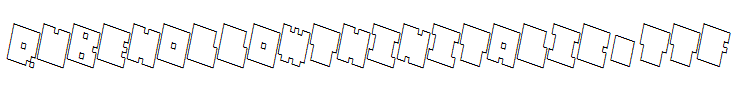 QUBEHOLLOWTHINITALIC