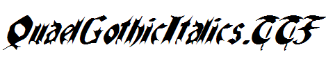 QuaelGothicItalics