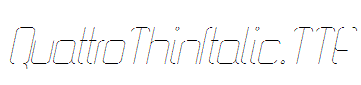 QuattroThinItalic