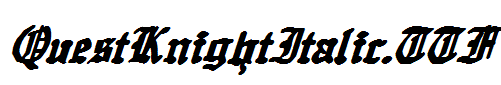 QuestKnightItalic