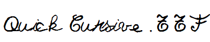 QuickCursive