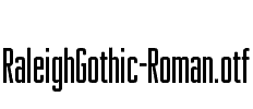 RaleighGothic-Roman