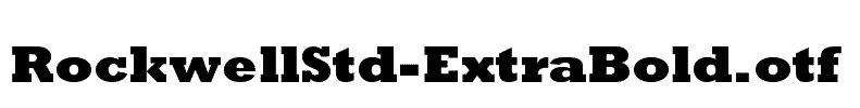 RockwellStd-ExtraBold