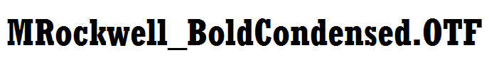 MRockwell_BoldCondensed