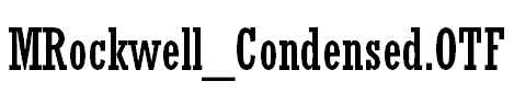 MRockwell_Condensed