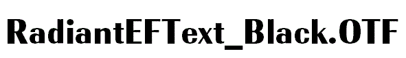 RadiantEFText_Black