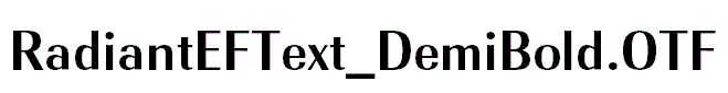 RadiantEFText_DemiBold