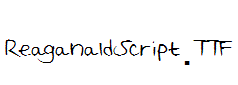 ReaganaldScript