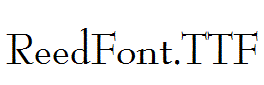 ReedFont