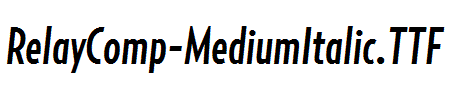 RelayComp-MediumItalic