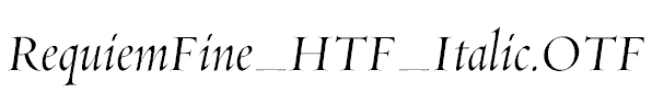 RequiemFine_HTF_Italic