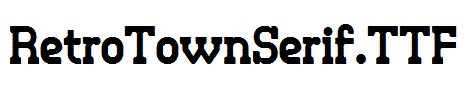 RetroTownSerif