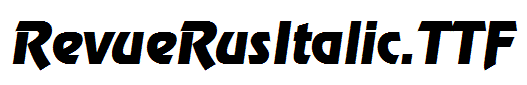 RevueRusItalic