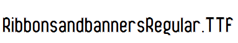 RibbonsandbannersRegular