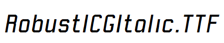 RobustICGItalic