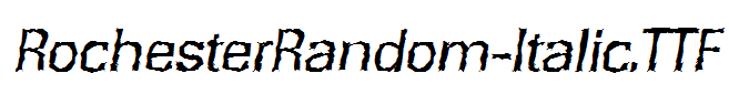 RochesterRandom-Italic