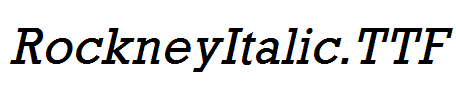 RockneyItalic