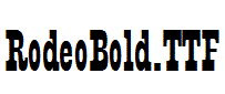 RodeoBold