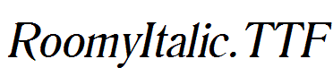 RoomyItalic