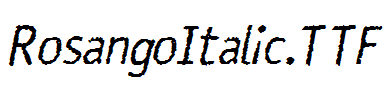 RosangoItalic