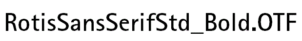 RotisSansSerifStd_Bold