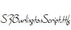 SFBurlingtonScript